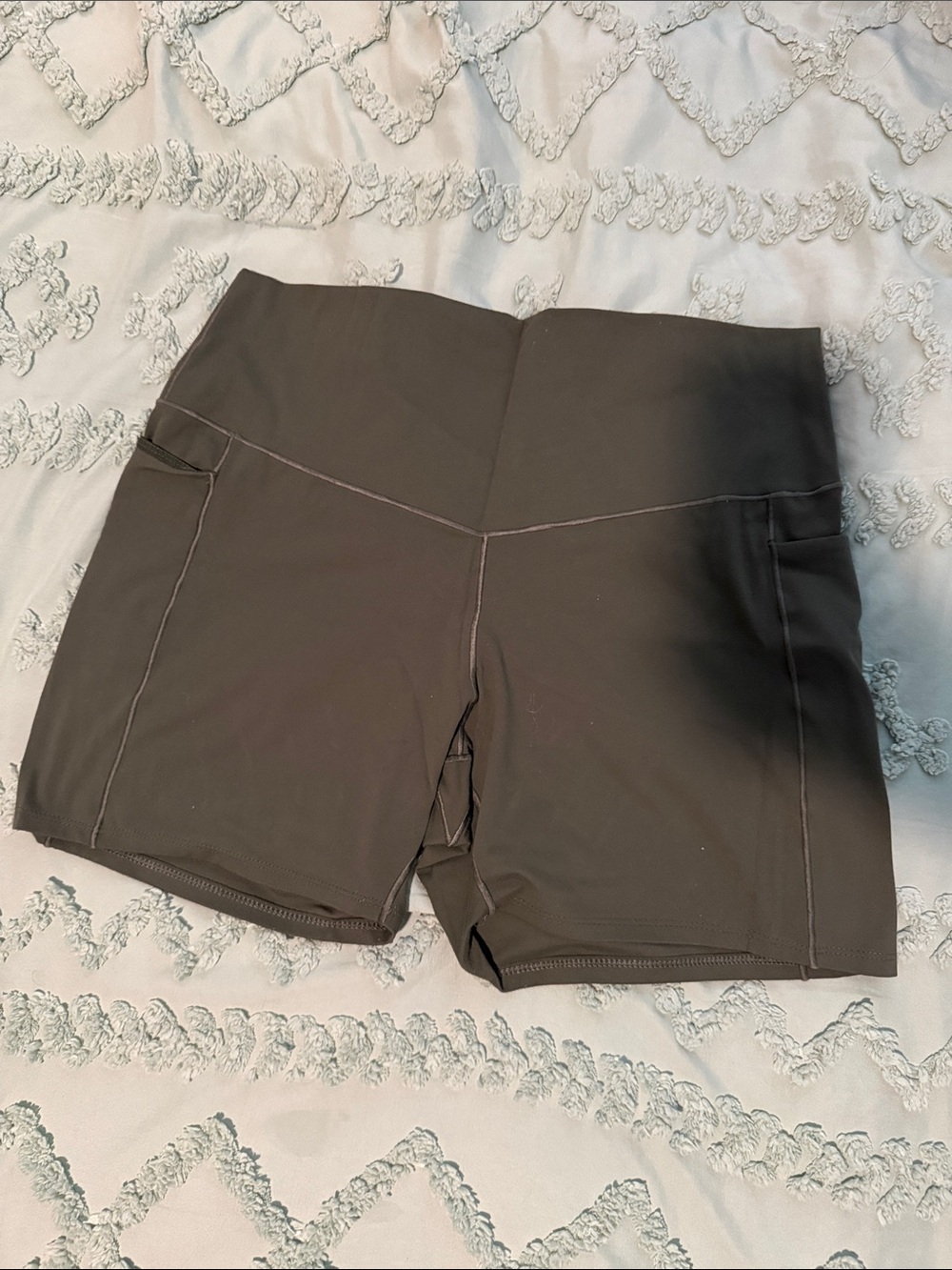 Danskin Green High-Rise Bike Shortsi